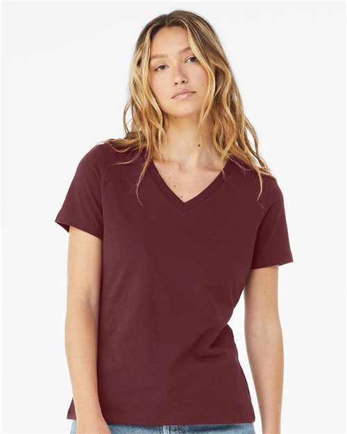 BELLA + CANVAS 6405 Women’s Relaxed Jersey V-Neck Tee