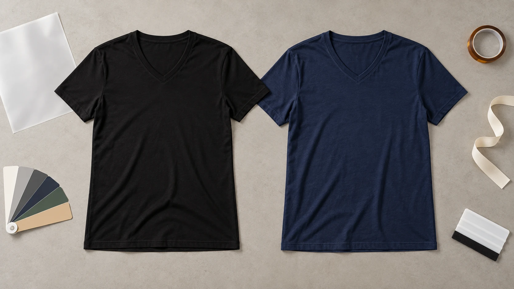 BELLA + CANVAS 3005 vs Gildan 64V00: Which Wholesale V-Neck Tee Is Best for DTF?