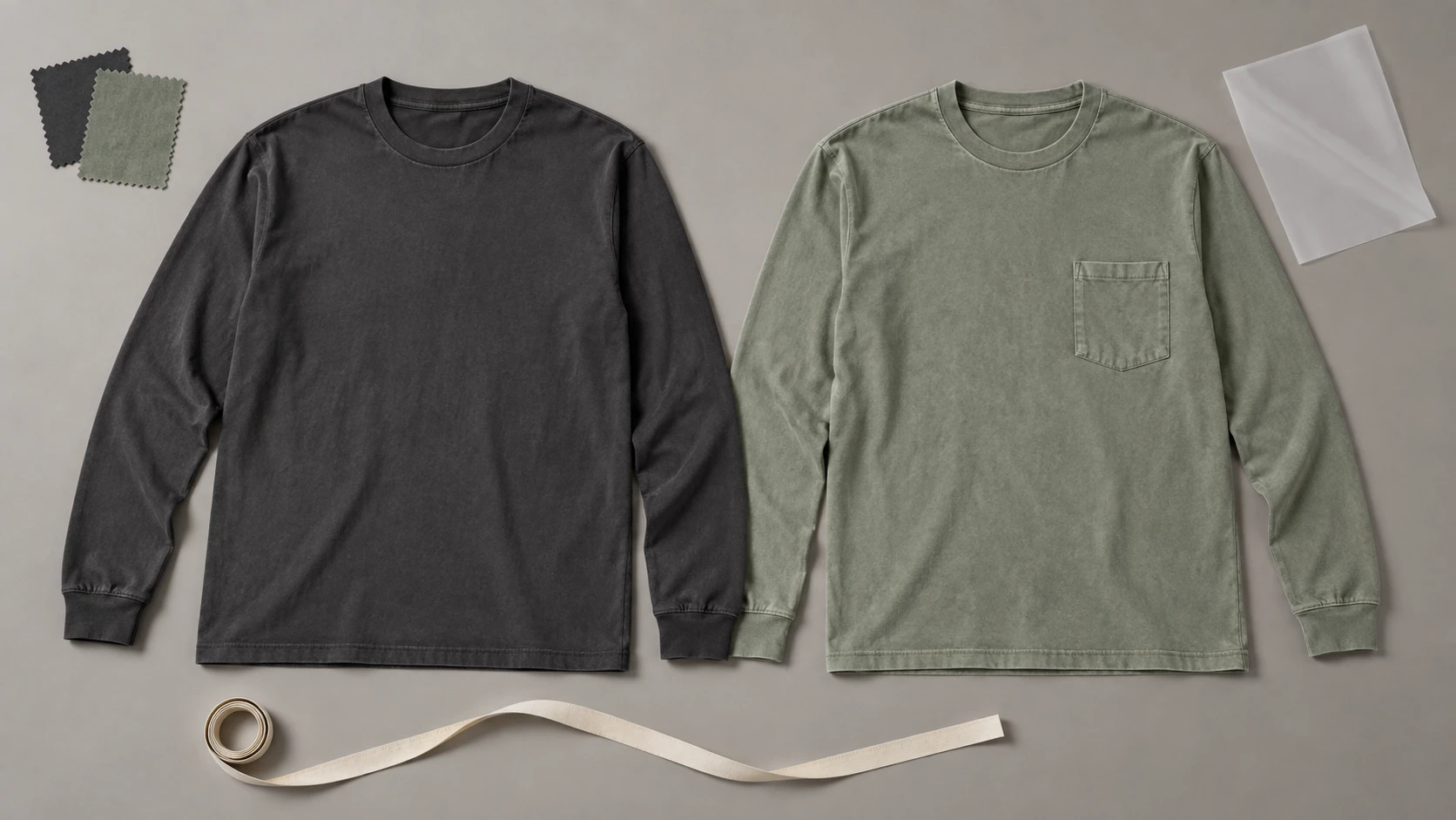 Gildan 5400 vs Comfort Colors 4410: No-Pocket vs Pocket Long Sleeve Tees for Printing